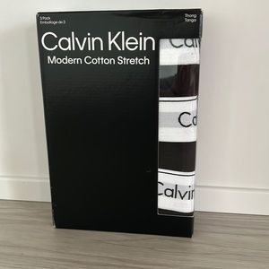 Calvin Klein MENS Modern Cotton Stretch thong.